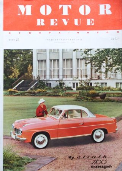 "Motor Revue" Motor-Magazine 1958 (3315)